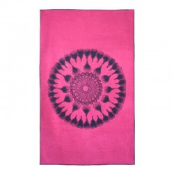 TOALLA DE PLAYA “MANDALA FUCSIA”