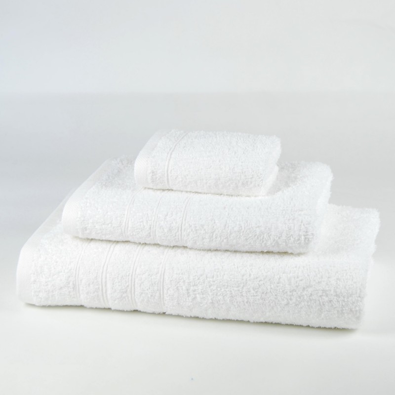 Juego de toallas - Blanco - 2 toallas de baño, 2 toallas de mano, 2 toallas  de baño - Juego de toallas de baño