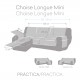 FUNDA SOFA CHAISE LONGUE PRACTICA NORUEGA