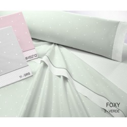 JUEGO DE SÁBANAS FRANELA FOXY GRIS