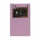 FUNDA DE ALMOHADA LISA SERENA 100% COTTON VIOLET ICE